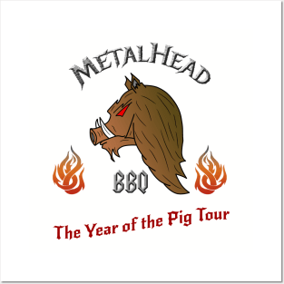 MetalHead BBQ Posters and Art